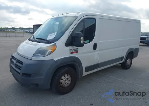 2015 Ram Promaster 1500 Low Roof из США, поврежденный, VIN 3C6TRVAG8FE520658